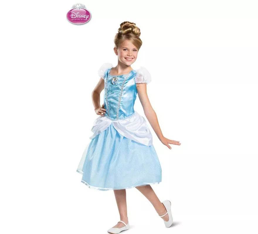 Translation missing: de.Disfraz de Cenicienta Disney Deluxe para niña