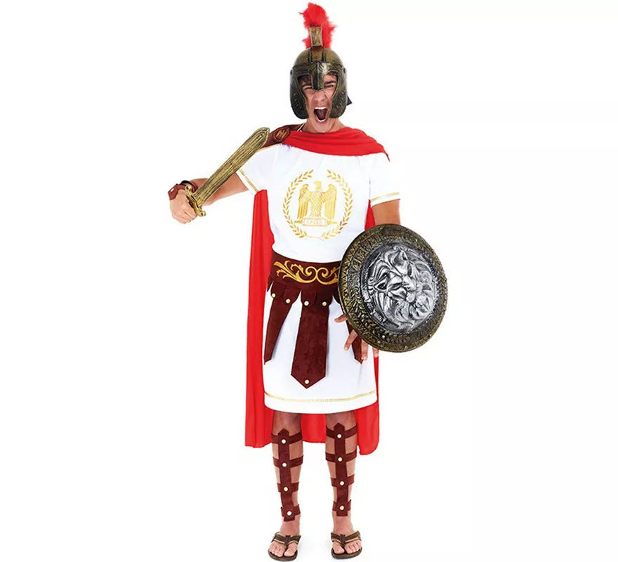 Disfraz de Centurión Romano con Insignia para hombre