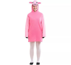 Rosa Schweinchen Kostüm für Damen