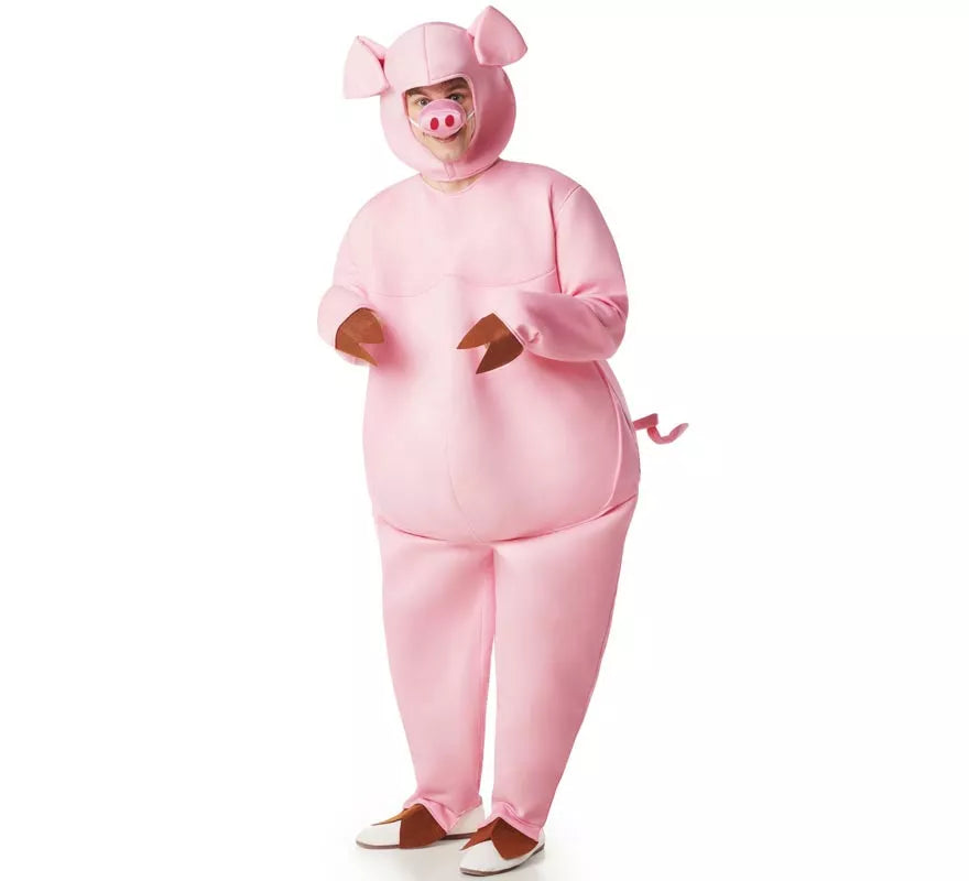 Translation missing: de.Disfraz de Cerdito Gordinflón para hombre