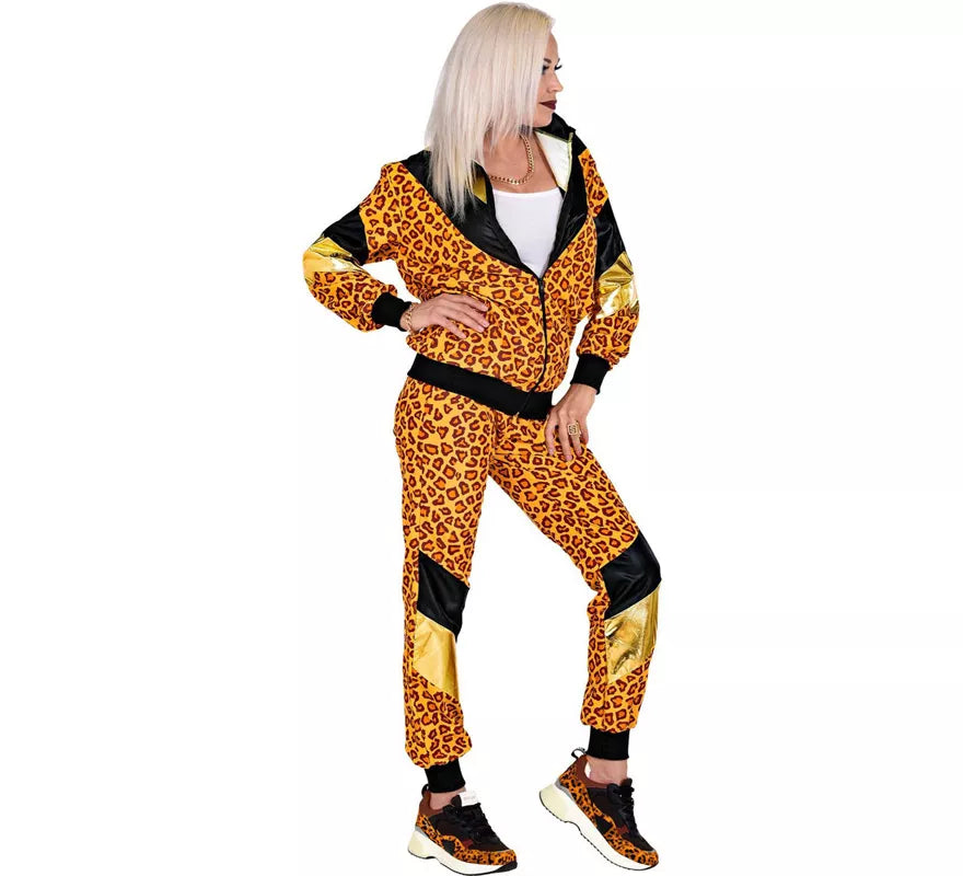 Translation missing: de.Disfraz de Chándal de Shop Leopardo Años 80 para mujer