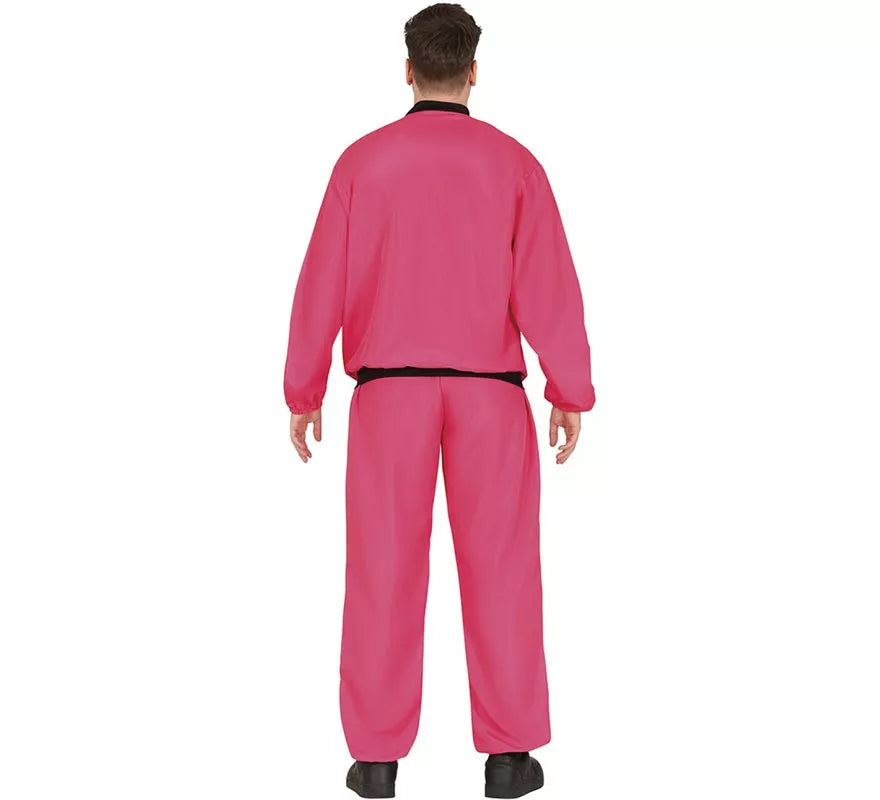 Translation missing: de.Disfraz de Chándal fucsia neón para hombre