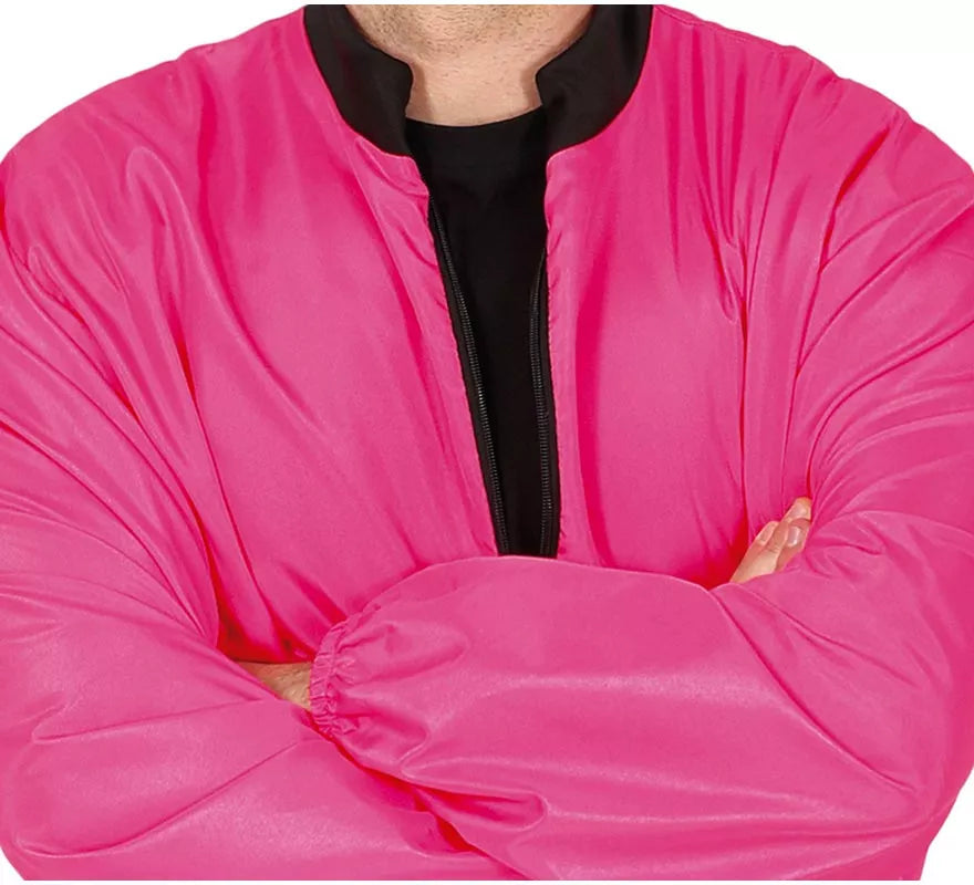 Translation missing: de.Disfraz de Chándal fucsia neón para hombre