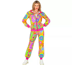 Groovy Love Hippie-Trainingsanzug-Kostüm für Erwachsene
