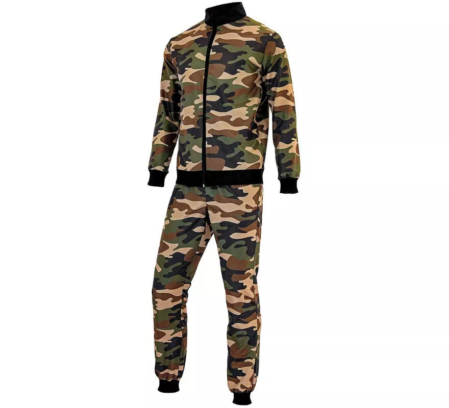 Translation missing: de.Disfraz de Chándal Party Fashion Camuflado para adulto