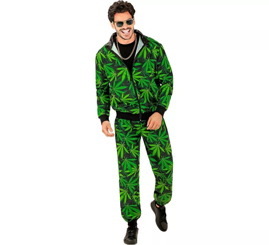 Translation missing: de.Disfraz de Chándal Party Fashion Marihuana para adulto