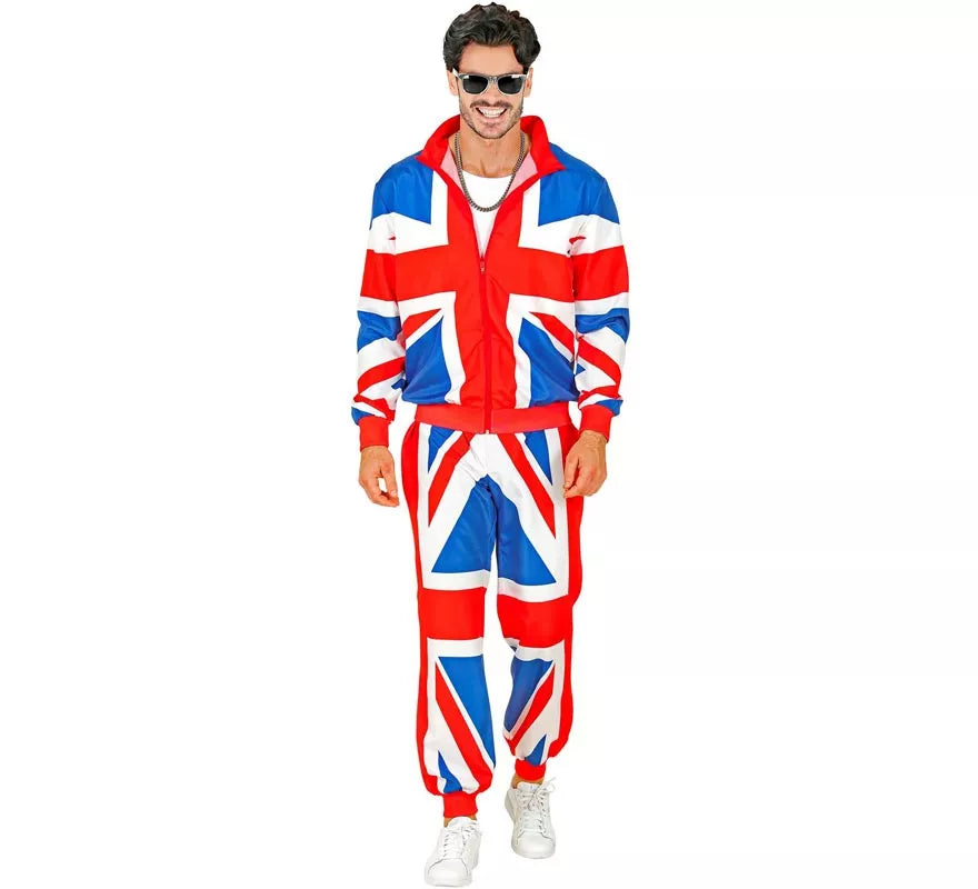 Translation missing: de.Disfraz de Chándal Party Fashion UK neón para adulto