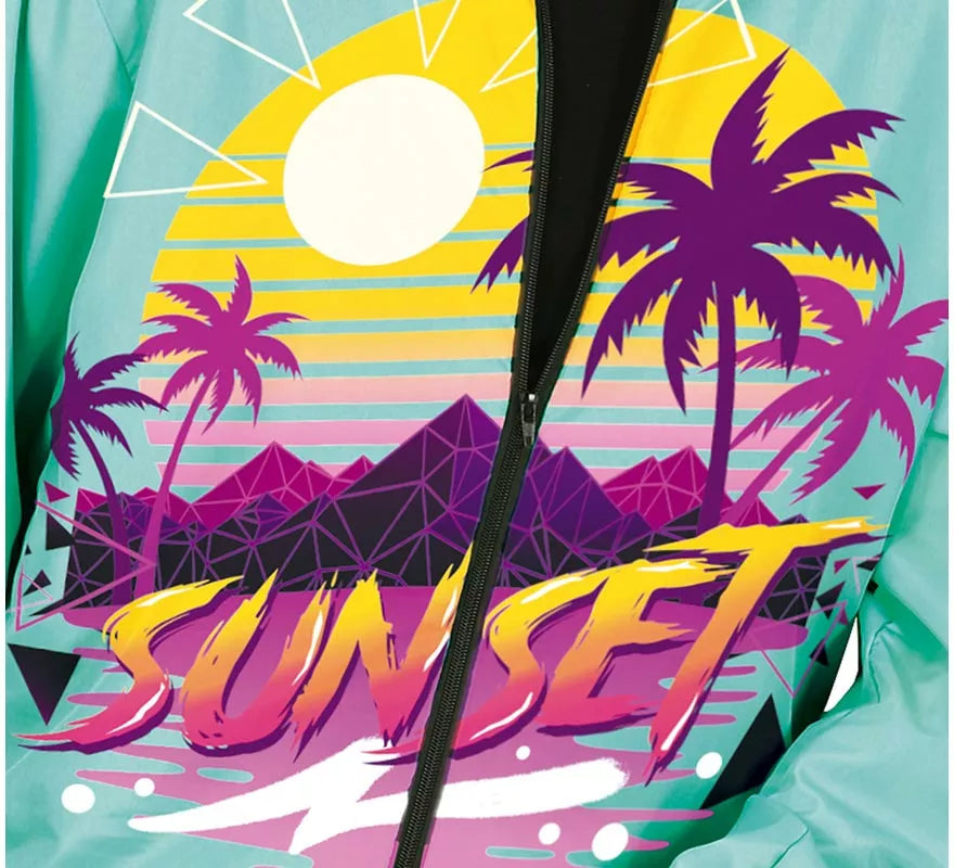 Translation missing: de.Disfraz de Chándal Puesta de Sol de los 80 para hombre