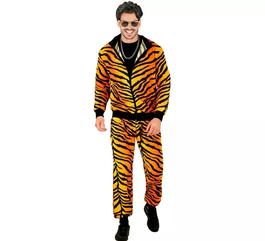 Translation missing: de.Disfraz de Chándal Tigre Party Fashion para adulto