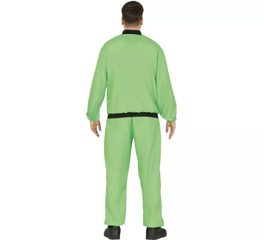 Translation missing: de.Disfraz de Chándal verde neón para hombre