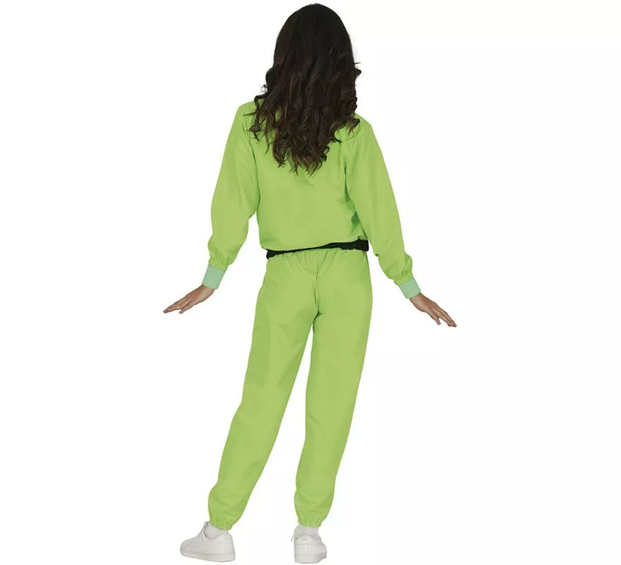 Translation missing: de.Disfraz de Chándal verde neón para mujer