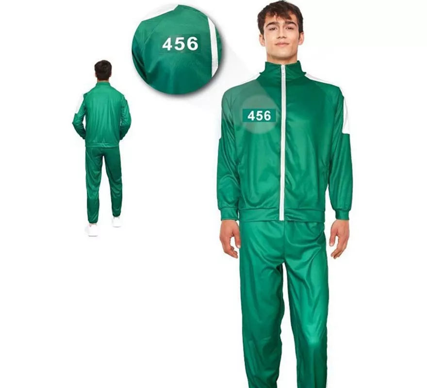 Translation missing: de.Disfraz de Chándal Verde personalizable para adultos
