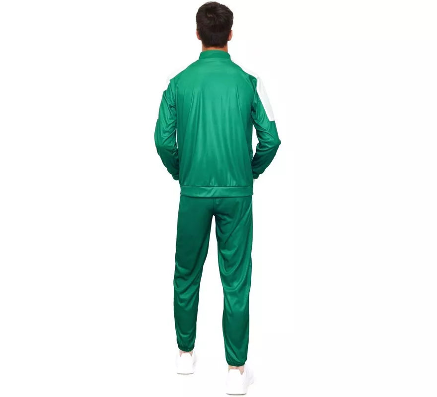 Translation missing: de.Disfraz de Chándal Verde personalizable para adultos