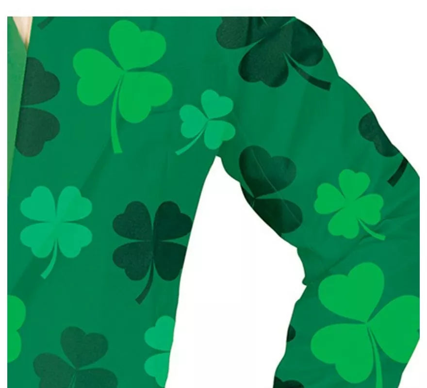 Translation missing: de.Disfraz de Chaqueta San Patricio verde para hombre