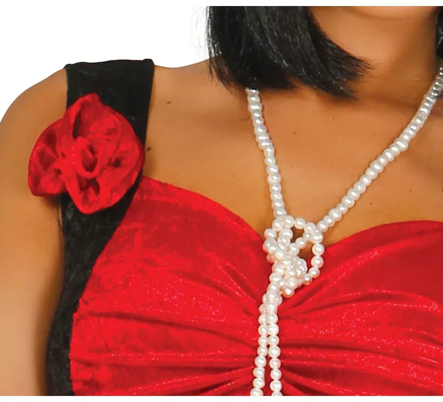 Translation missing: de.Disfraz de Charlestón rojo para mujer