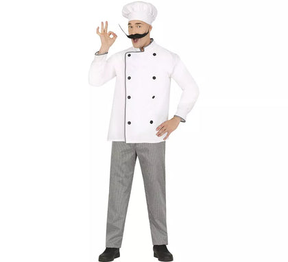 Disfraz de Chef blanco clásico para hombre