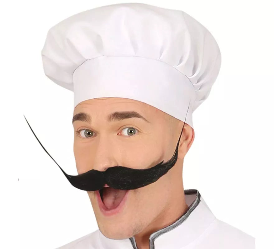 Translation missing: de.Disfraz de Chef blanco clásico para hombre