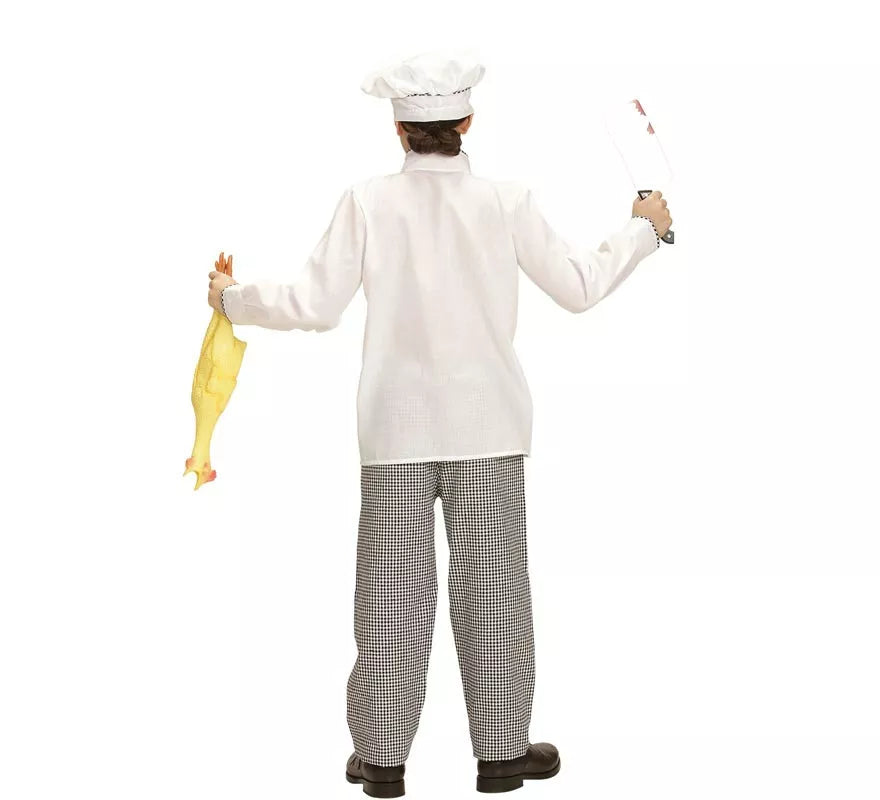 Translation missing: de.Disfraz de Chef Cocinero blanco para niños