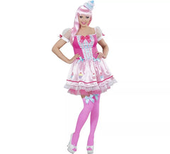 Rosa Cupcake- Mädchen-Kostüm für Damen