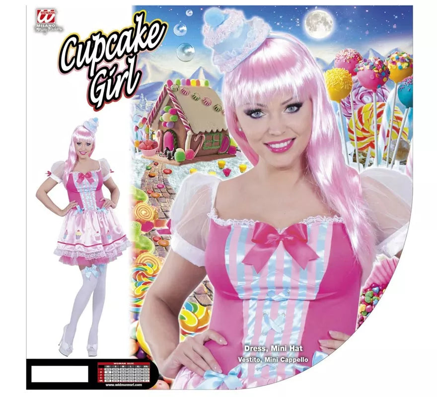 Translation missing: de.Disfraz de Chica Cupcake rosa para mujer