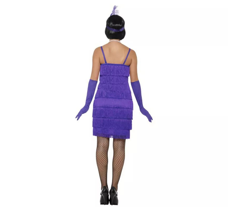 Translation missing: de.Disfraz de Chica de los Años 20 morado para mujer