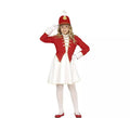 Disfraz de Chica Majorette con vestido para niña