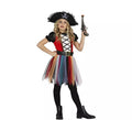 Disfraz de Chica Pirata Multicolor para niña