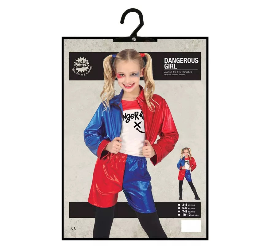Disfraz de Chica Rebelde Glamorosa para niña