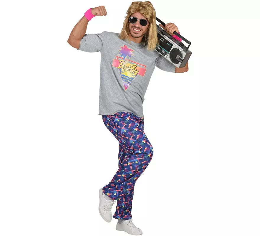 Translation missing: de.Disfraz de Chico Playera Años 80 para hombre