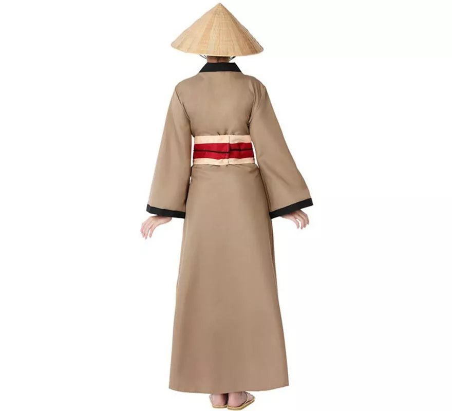 Translation missing: de.Disfraz de China Marrón para mujer
