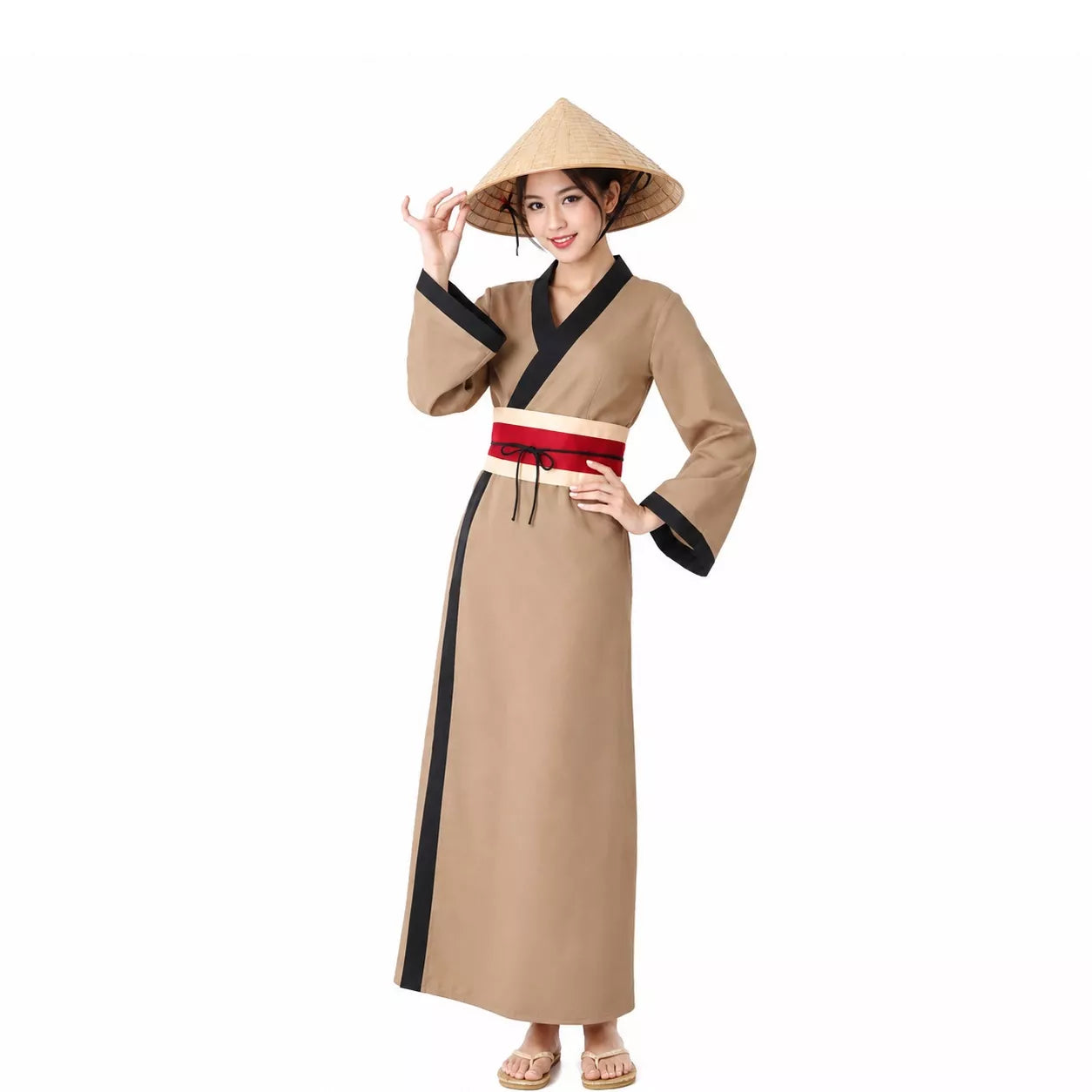 Translation missing: de.Disfraz de China Marrón para mujer