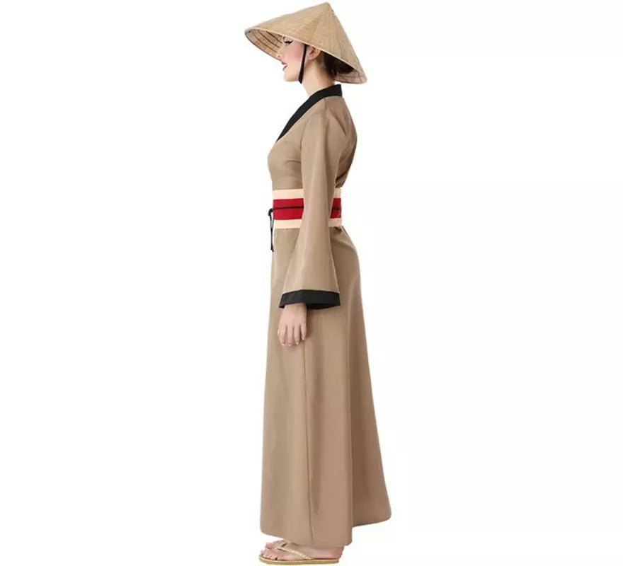 Translation missing: de.Disfraz de China Marrón para mujer