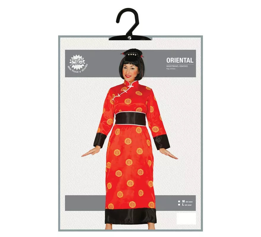 Translation missing: de.Disfraz de China rojo para mujer