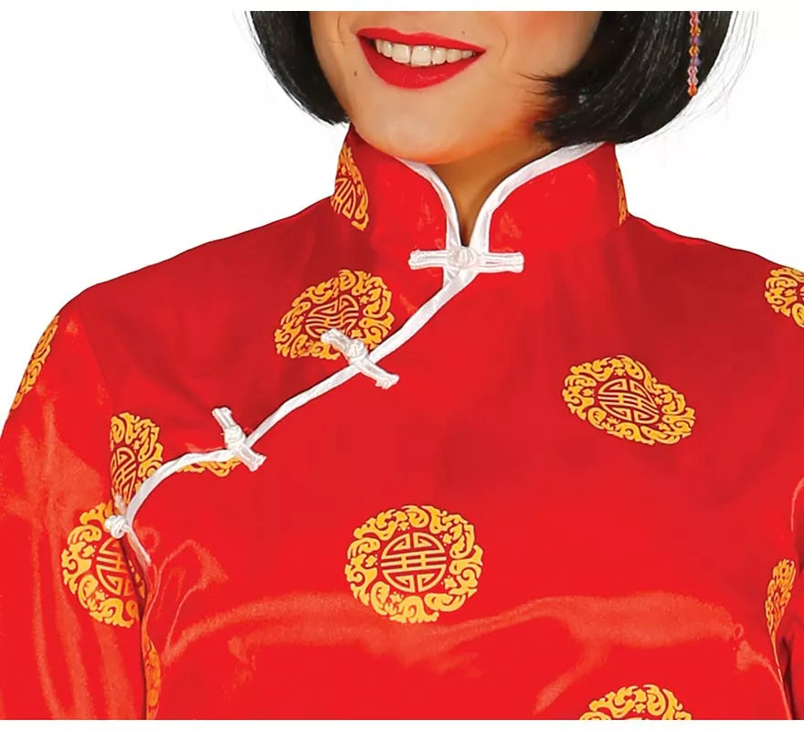 Translation missing: de.Disfraz de China rojo para mujer