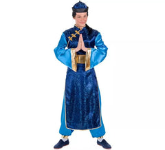 Blaues Chinito Kostüm für Herren