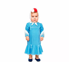 Klassisches blau-weißes Chulapa-Kostüm für Babys
