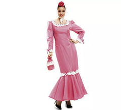 Chulapa oder Madrileña rosa Kostüm für Damen