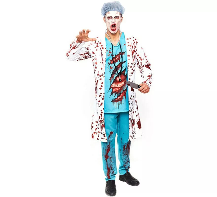 Translation missing: es.Disfraz de Cirujano Zombie para adultos