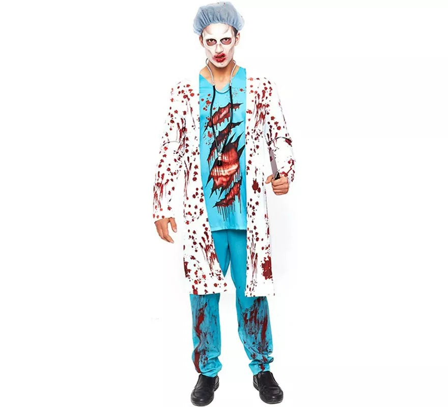 Translation missing: de.Disfraz de Cirujano Zombie para adultos