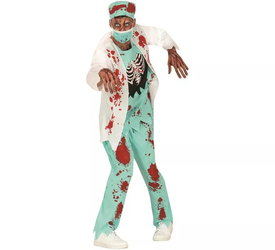 Translation missing: de.Disfraz de Cirujano Zombie para hombre