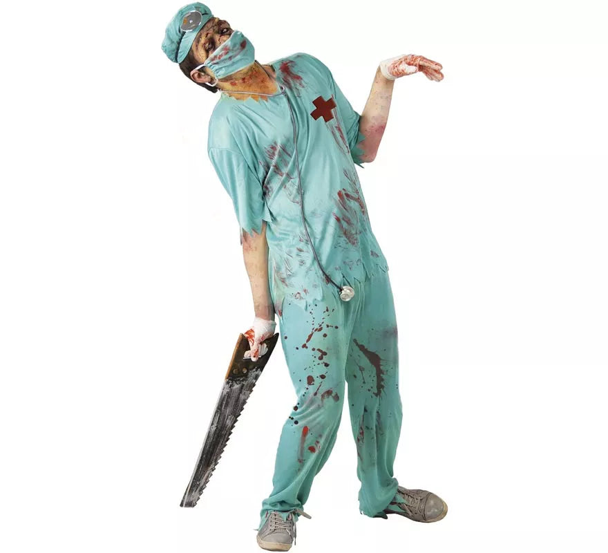 Translation missing: de.Disfraz de Cirujano Zombie para hombre
