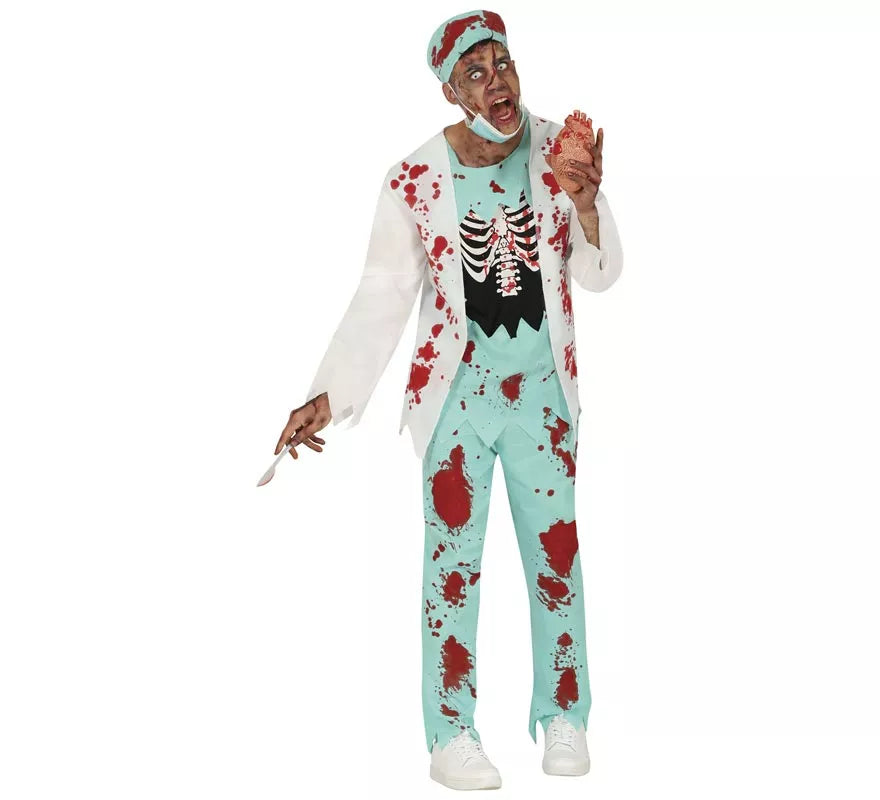 Translation missing: de.Disfraz de Cirujano Zombie para hombre