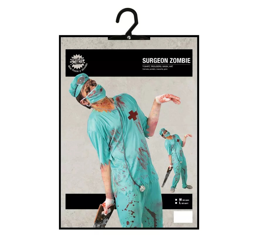 Translation missing: de.Disfraz de Cirujano Zombie para hombre