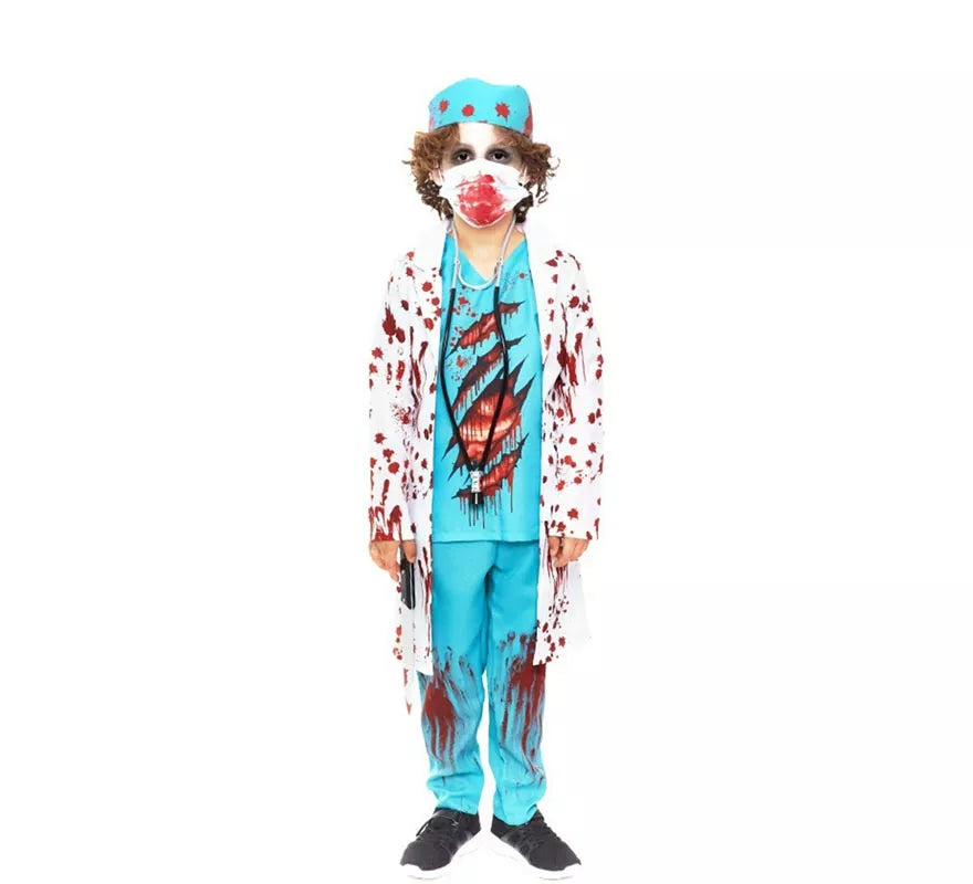 Disfraz de Cirujano Zombie para niños