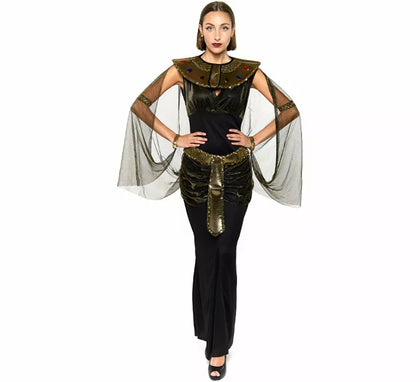 Disfraz de Cleopatra negro para mujer