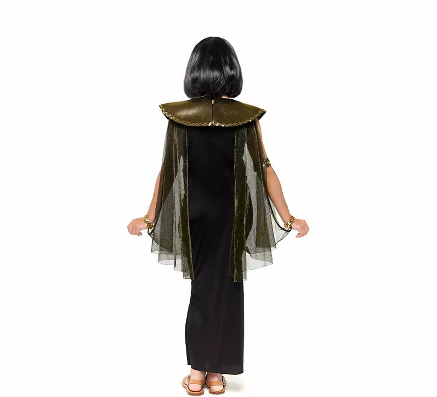 Translation missing: de.Disfraz de Cleopatra negro para niña