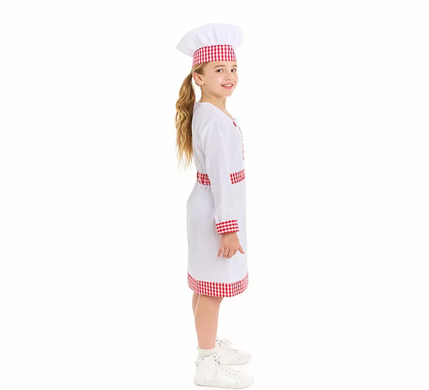 Translation missing: de.Disfraz de Cocinera Chef para niña