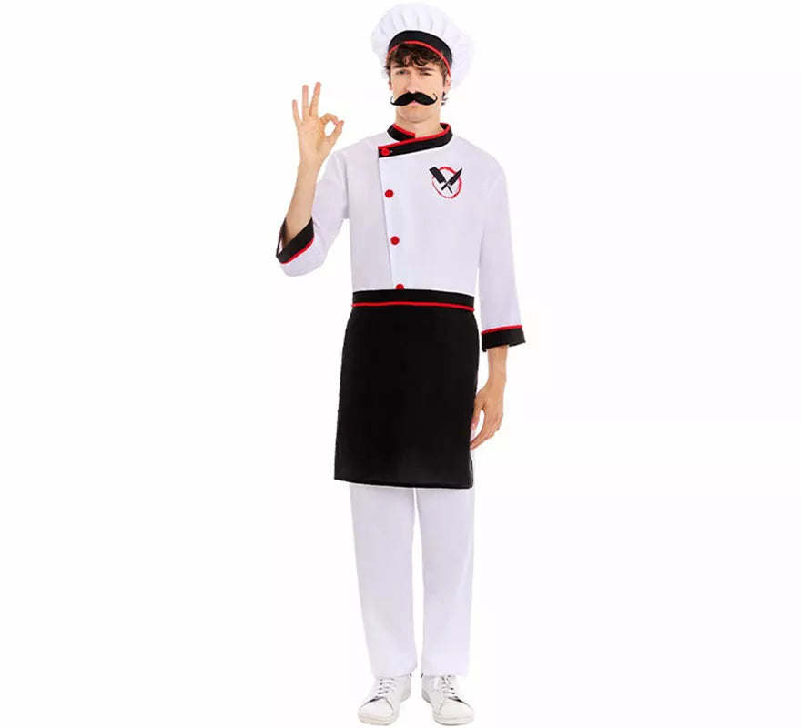 Translation missing: de.Disfraz de Cocinero Chef para hombre