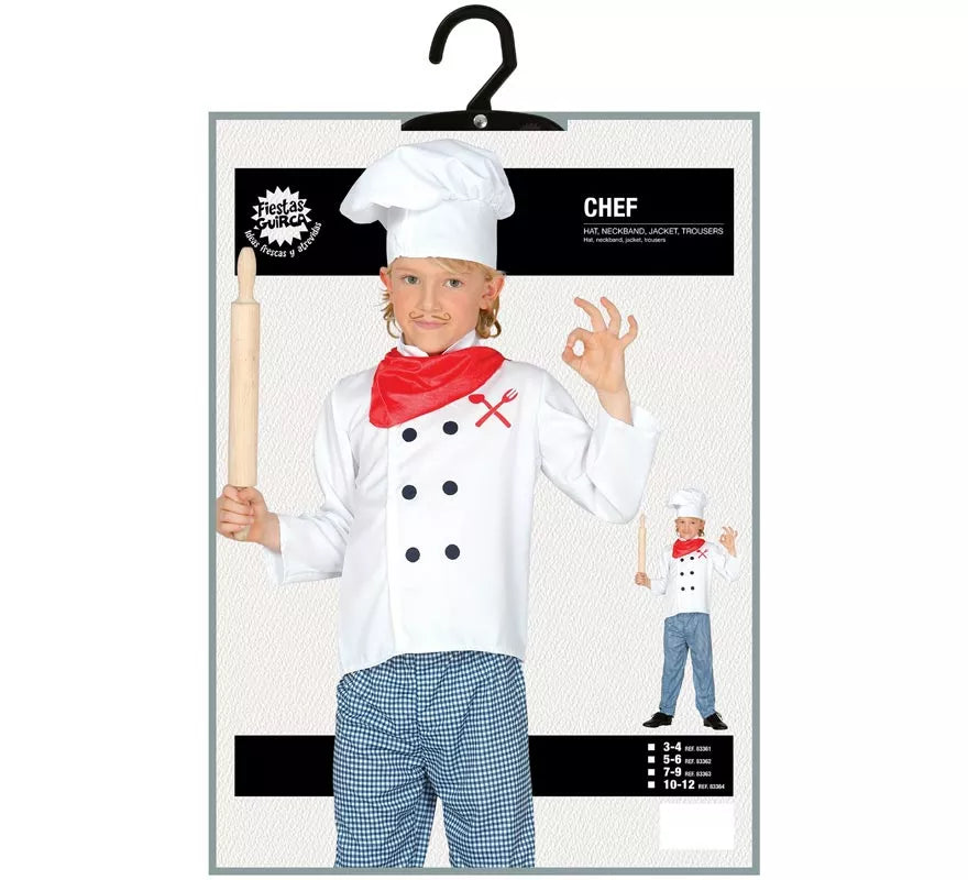Translation missing: de.Disfraz de Cocinero para niño
