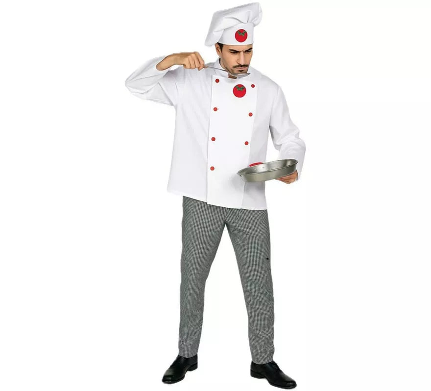 Translation missing: de.Disfraz de Cocinero tomates para hombre